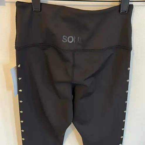 Soul Cycle Star Stud Black Leggings