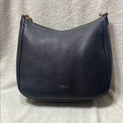 Furla Dark Navy blue Leather Women's Bag