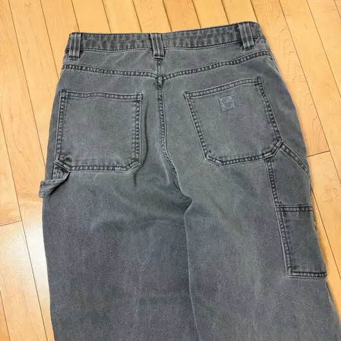 Aritzia TNA Grey Denim Jeans Wide Leg Size 6