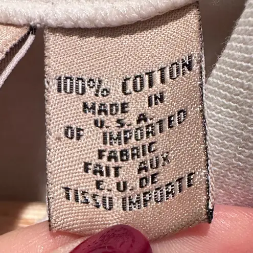 Woolrich Vintage Off White Sea Salt Turtleneck Shirt 100% Cotton Sz Large