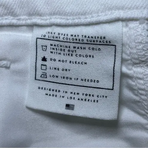 AYR The Beat Jeans Women's Size 30 White Barrel Leg High-Rise Denim Quiet Luxury