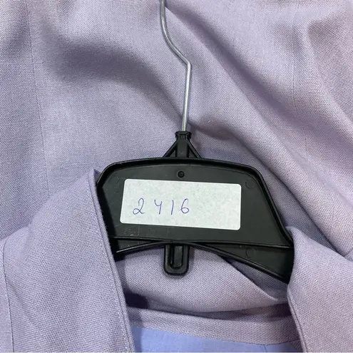 Thakoon Lilac Linen Blazer Size 8 Purple