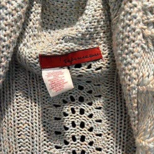 Women's Cream Sweater with Button Detail Size L