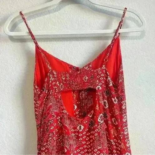 Abel the label Anthropologie‎  Women’s Lola Red Hi-Low Maxi Dress Size XS