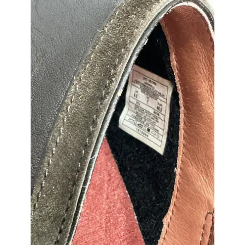 Merrell Womans Air Cushion Brown Leather Slip On Shoes Size 9.5