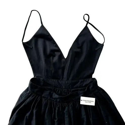 Contrarian New York Barbara Bibb Dress Black Size 6 NEW Taylor Swift Full Skirt