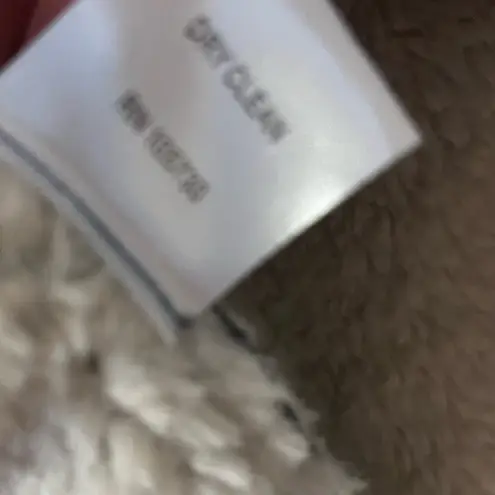 Madison & Lola Faux Suede Black Vest w/ Faux Shearling Lining Open Front 2X NWOT