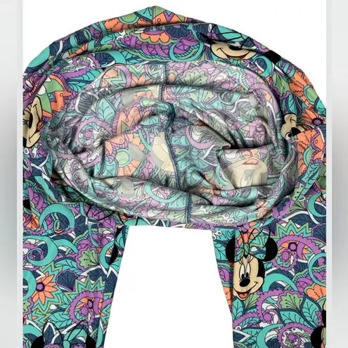 LuLaRoe  Disney TC Minnie Mouse Floral Leggings Pant Tall & Curvy