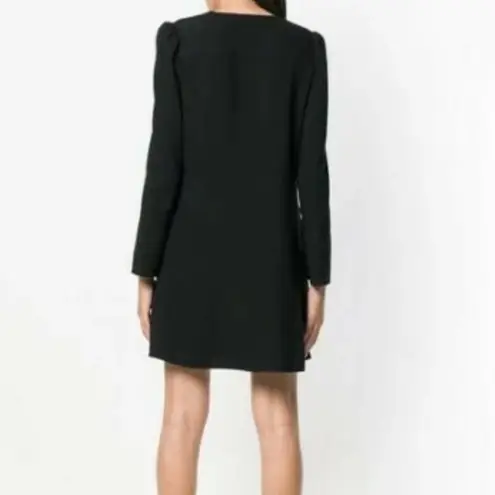 Proenza Schouler Black Bell Sleeve Dress