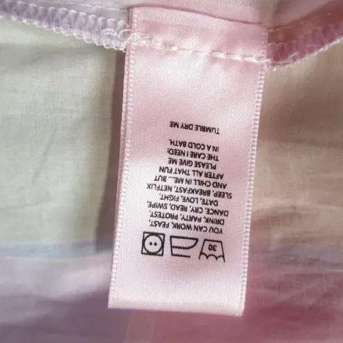 NWT Selkie The French Puff in Pub Garden Pastel Plaid Cotton Midi Dress M Size M