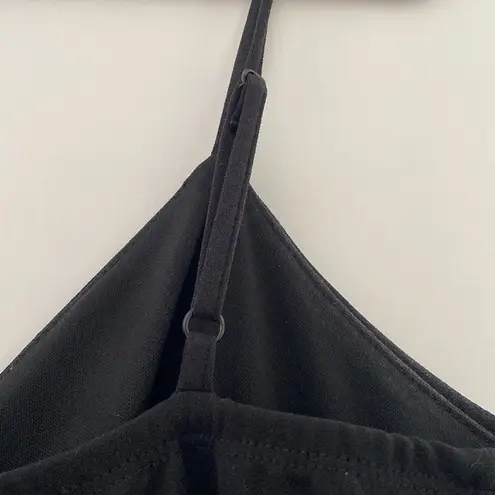 Jun & Ivy Francesca's Black Ladder Trim Mini: black Dress