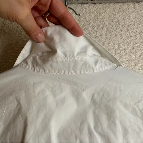 T Alexander Wang Women’s 100% Cotton White Bodysuit Blouse Size 4