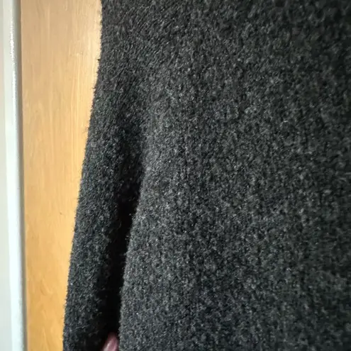 Aspen Dark Gray Tunic Sweater Pullover Hoodie w/ Pocket Size XS