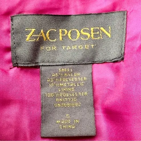 Zac Posen Zac Pozen for Target Metallic Brocade Pleated Mini Skirt