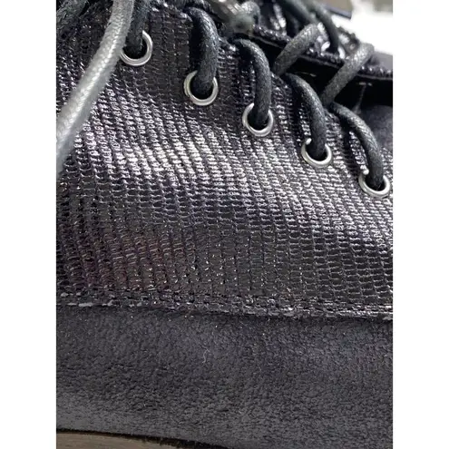 Very Volatile Warner Oxford Flats Womens Size 10 Black Office Wear Lace Up Style