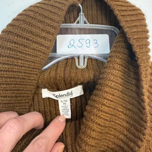 Splendid  Women's Brown Marigold Sweater knit Dress XL