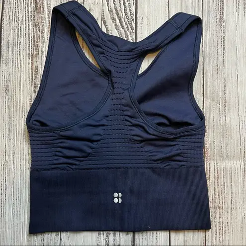 Sweaty Betty  Stamina Longline Sports Bra. In Navy Blue. Size Small.