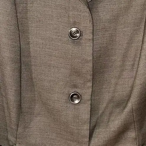 JOHN MEYER COLLECTION BROWN WOOL BLEND BLAZER SIZE 22W