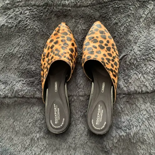 Rockport Total Motion Zuly Asymmetrical Mules Size 7