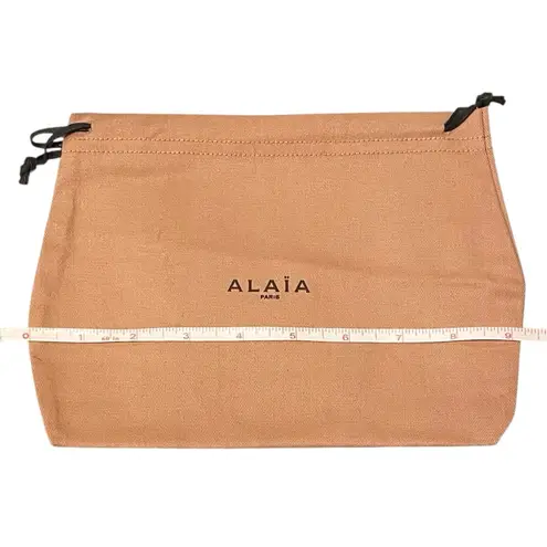 Alaia 9.25” x 6.5” Wallet Clutch Mini Bag Accessory Sunglasses Dustbag Brown