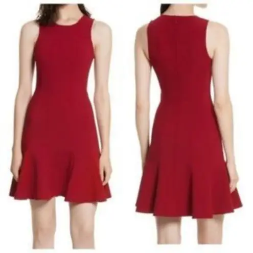 Elizabeth and James RTR Red Rooney Flare Dress Size 4