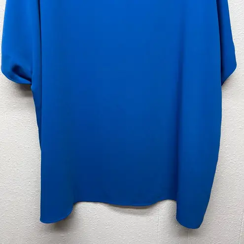 J. Jill Womens Top 4X Career Office Business Party Wedding Dressy Elegant Modest Blue