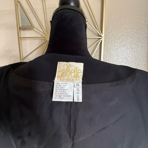 La Belle Black Formal Jacket Size 14