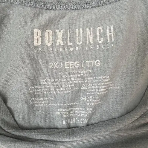 Boxlunch light blue corgi graphic tshirt