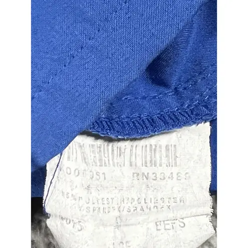 Urbane Performance Scrub Top Women Large Short Sleeve Blue