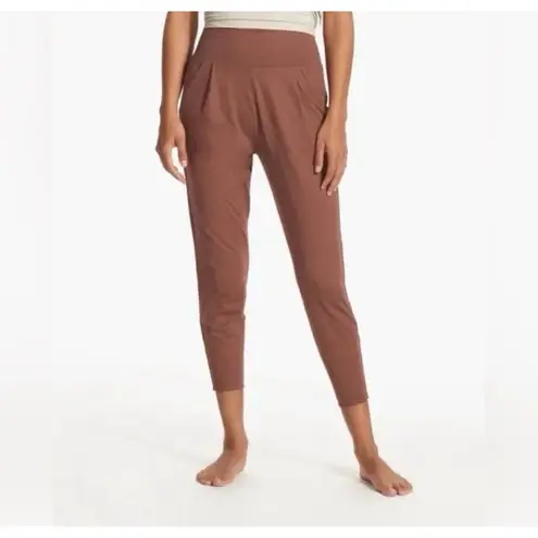 Vuori Lux At Ease Harem Pant Size XS Heathered Brown Tapered Casual Lounge Basic