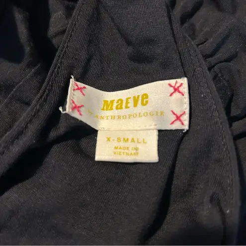 Maeve Anthropolgie Corinna Black Halter Jumpsuit Size XS