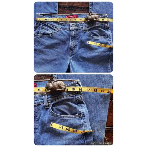 Levi's  515 Bootcut Low Rise Denim Blue Jeans Size 10 Mis Medium