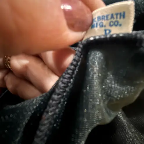 Vintage Sheer Black Lace Robe Retro Romantic Flirty Classy Fairy Size S