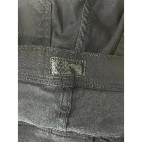 Mother Denim The Cruiser Flare Black Denim Jeans in Not Guilty Sz 26