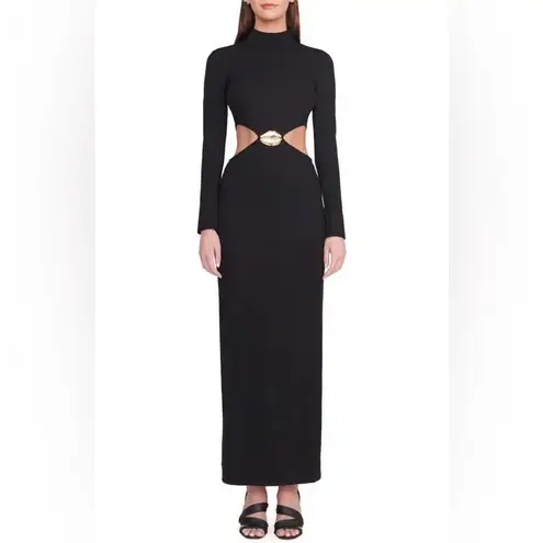 Staud Arlette Cutout Maxi Dress XL Gold