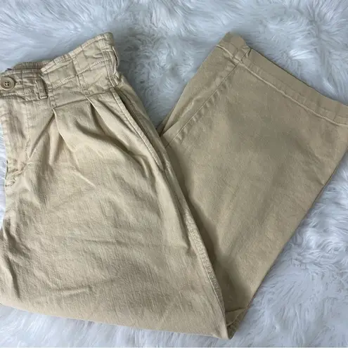 Maeve Anthropologie High-Waisted Wide-Leg Culottes Pants Size 2