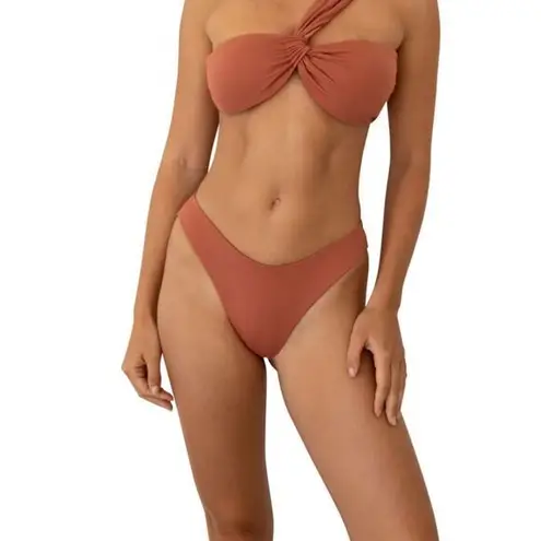 NEW People x Kya Stella praslin reversible bikini bottom, size M Brown Size M