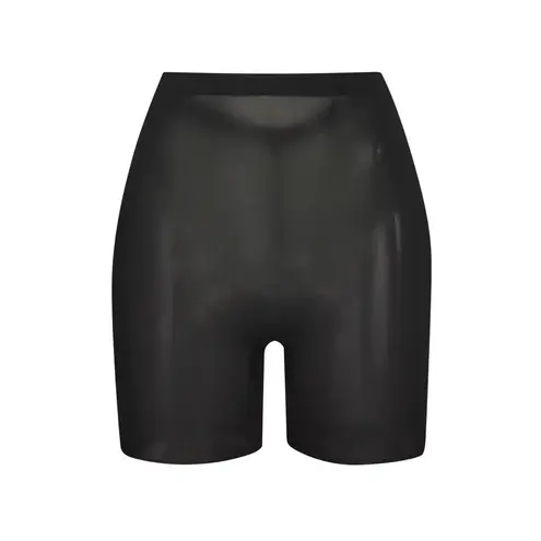 SKIMS NWT Sheer Sculpt Low Back Shorts in Onyx black women’s size 4X