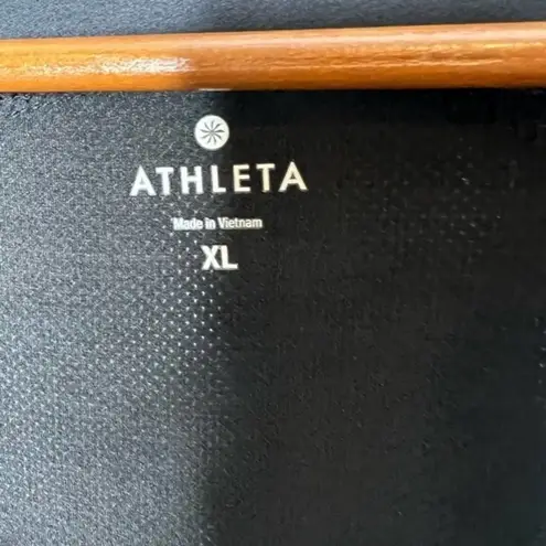 Athleta  Fuse Dress Gray Black Scuba XL Yoga sleeveless breathable style 439158