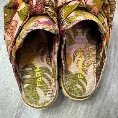 Farm Rio Summer Dream Sneaker Mules Size 8