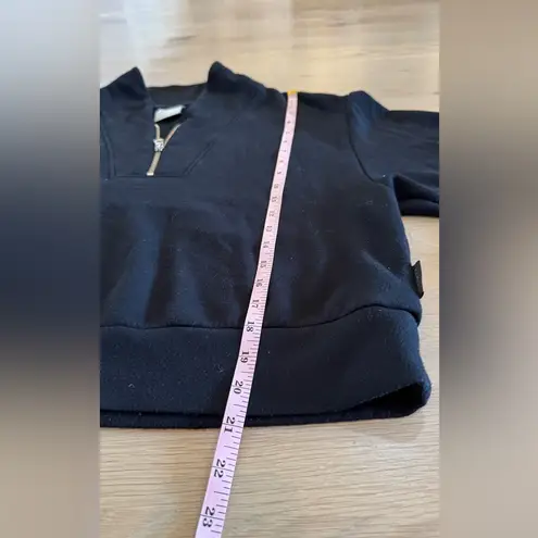 Varley Davidson Womens Half Zip Sweatshirt black size medium