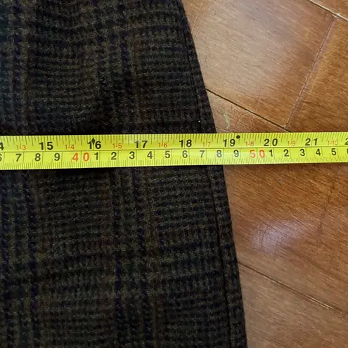 Briggs New York Vintage Briggs Plaid Wool Skirt