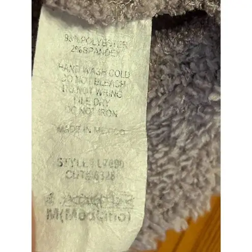 Ginger G  Mauve Short Sleeved Cropped Sweater Ruffled Sleeves Size Medium (8831) - Image 3