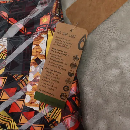 Dona Jo Multicolor Activewear Tennis Skort Navajo Print Women's size 2 NWT Black