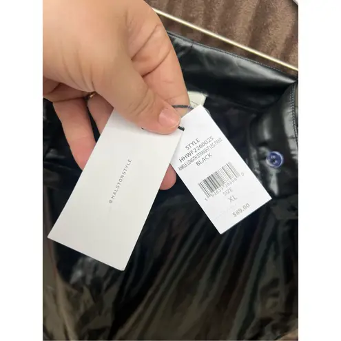 Halston Black Ankle Length Straight Leg Pants Woman’s Size XL NEW MSRP $89