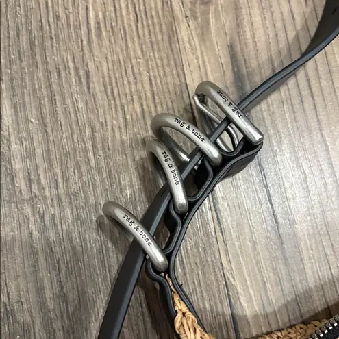 Rag and Bone  Mercer Medium Straw Hobo Bag