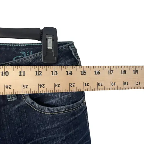 Silver Jeans Women's Size 26 Aiko Capri Dark Wash Western Jeans Blue