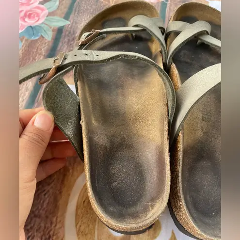 Birkenstock  Olive Double Strap Sandals