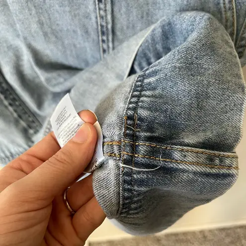 Rails Chancey Faded Indigo Short Sleeve Denim Dress Womens Size M