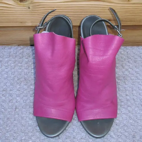 Balenciaga Glove Leather Sling Back Wedges Shoes